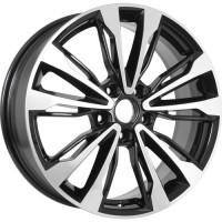 Диск KDW KD1830 18x7 5x108 ET33 DIA60.1 BLACK_FRONT_POLISHED