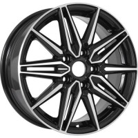 Диск KDW KD1670 16x6.5 5x112 ET50 DIA57.1 BLACK_FRONT_POLISHED