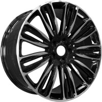 Диск Powcan 5312 21x9.5 5x120 ET48 DIA72.6 GLOSS BLACK MACHINE FACE