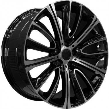 Диск PDW 5241 18x8.5 5x112 ET30 DIA66.6 GLOSS BLACK MACHINE FACE