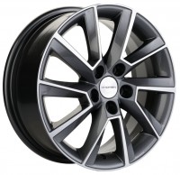 Диск Khomen 1604 16x6 5x100 ET38 DIA57.1 GRAY-FP
