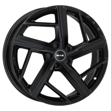 Диск MAK Qvattro 20x9 5x112 ET22 DIA66.45 GLOSS BLACK
