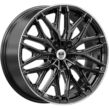 Диск K&K Клермон (КС1156) 19x8 5x114.3 ET30 DIA60.1 ЧЁРНЫЙ БРИЛЛИАНТ