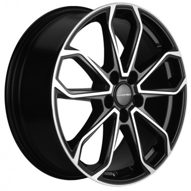 Диск Khomen KHW1816 18x7 5x108 ET47 DIA60.1 BLACK-FP