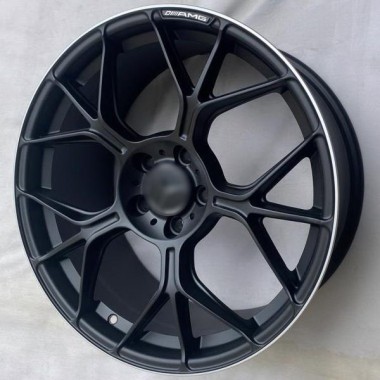 Диск Replica FR FN847 19x9.5 5x112 ET45 DIA66.6 SATIN BLACK MACHINED LIP