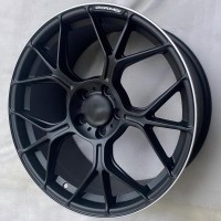 Диск Replica FR FN847 19x9.5 5x112 ET45 DIA66.6 SATIN BLACK MACHINED LIP
