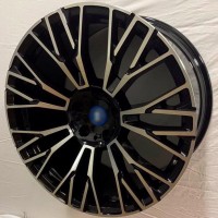 Диск Replica FR FT589 20x9 5x112 ET35 DIA66.6 BLACK MACHINED FACE