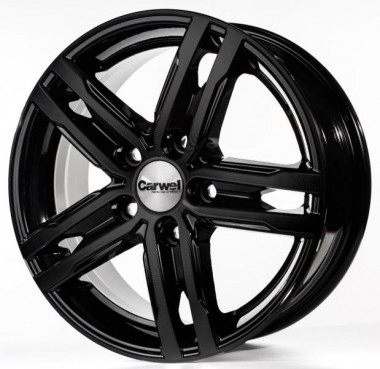Диск Carwel Волга 178 15x6 5x100 ET43 DIA57.1 BK
