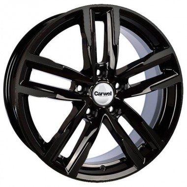 Диск Carwel Лемно 17x7 5x114.3 ET40 DIA66.1 BK