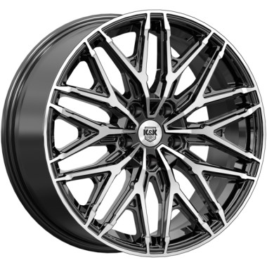 Диск K&K Клермон (КС1156) 19x8 5x114.3 ET45 DIA67.1 АЛМАЗ ЧЕРНЫЙ