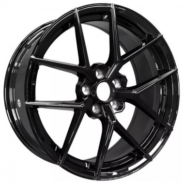 Диск Hengde F5153 19x8.5 5x112 ET35 DIA66.6 GLOSSY BLACK