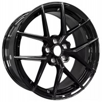 Диск Hengde F5153 19x8.5 5x112 ET35 DIA66.6 GLOSSY BLACK