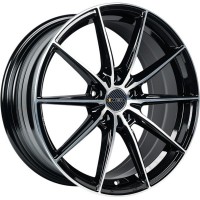 Диск INCH FA8533 18x8 5x120 ET30 DIA72.6 GLOSS BLACK MACHINED FACE