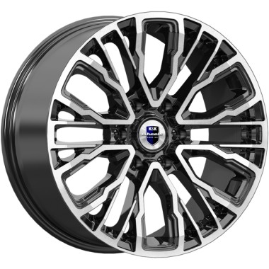 Диск K&K Кортес 19x8.5 6x139.7 ET38 DIA67.1 АЛМАЗ ЧЕРНЫЙ