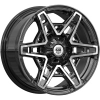 Диск K&K Блэкберн 17x8 6x139.7 ET25 DIA77.9 АЛМАЗ ЧЕРНЫЙ