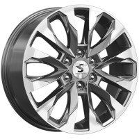Диск Premium Series КР007 20x8 6x139.7 ET55 DIA100.1 DIAMOND GLOSS GRAPHITE