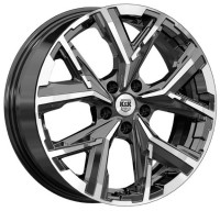 Диск K&K Айона 18x6.5 5x114.3 ET50 DIA64.1 АЛМАЗ ЧЕРНЫЙ