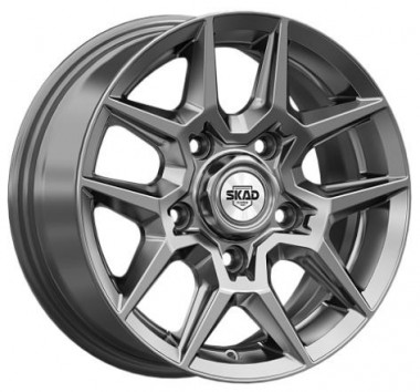Диск Скад Кангар 15x6.5 5x139.7 ET40 DIA98.1 ГРАФИТ