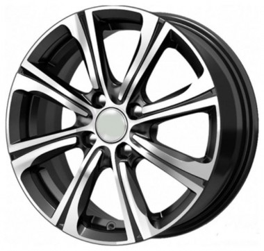 Диск RW RW-01 (КС862) 15x6 4x100 ET45 DIA60.1 BK/FP